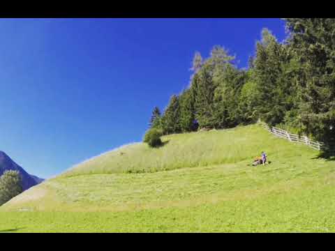 Motormäher am Steilhang  Gsiesertal