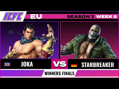 Starbreaker (Bryan) vs Joka (Feng) WInners Finals ICFC TEKKEN EU: Season 3 Week 5