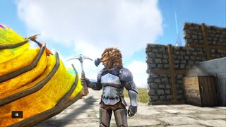 ARK: Survival Evolved Day 75 on Crystal Isles, the Dodorex Mask Skin.