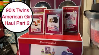 American Girl 90s Twins Nicki & Isabel Haul Pt 2- Dolly Dreams Ep 846