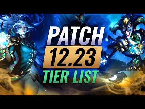 NEW PATCH 12.23 Tier List & Rundown: All Changes & Skins - League of Legends