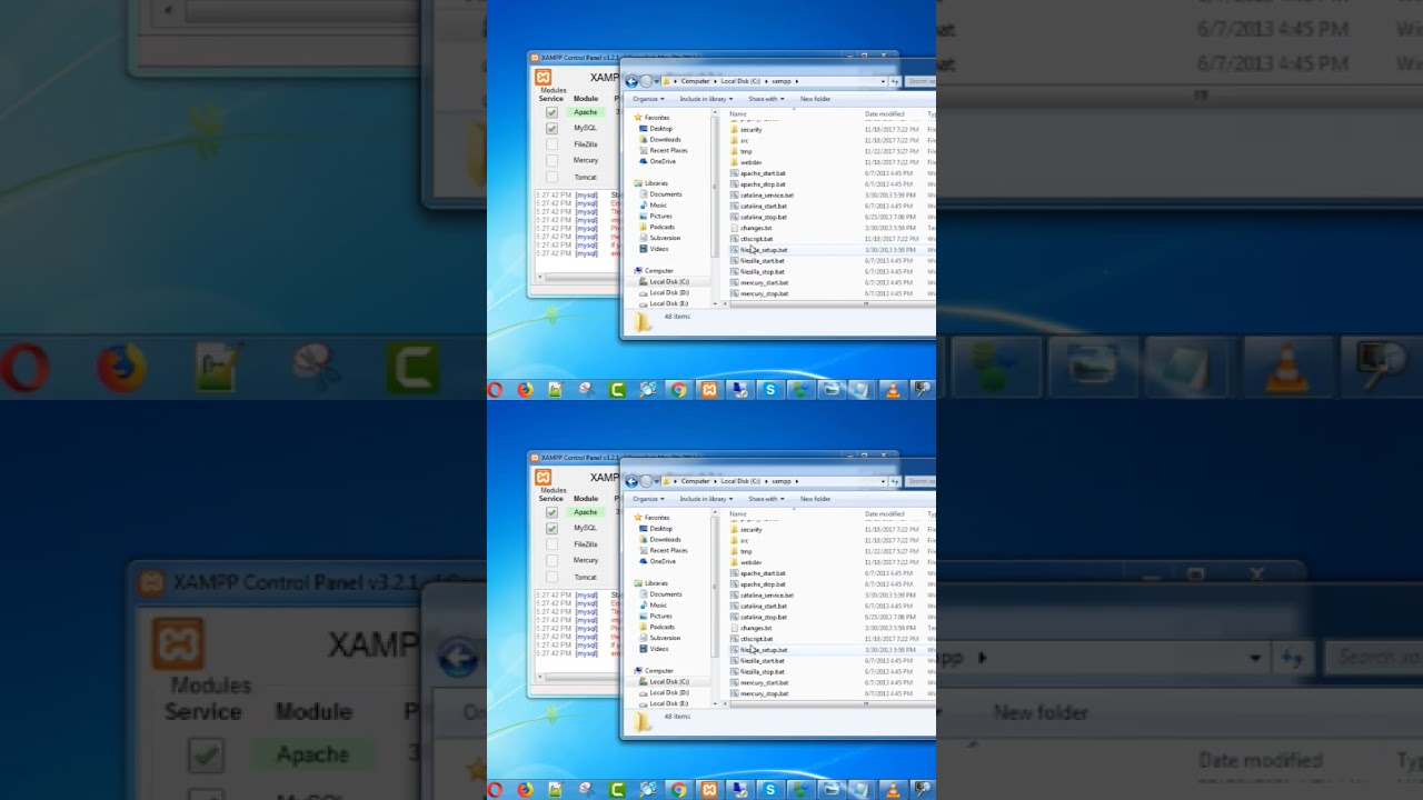 Solved: XAMPP Mysql error