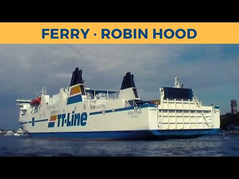 Classic Ferry Video 2005 - Ferry ROBIN HOOD, Travemünde (TT-Line)