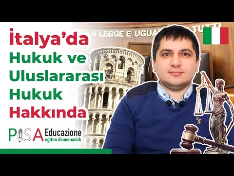 İtalya'da Hukuk ve Uluslararası Hukuk Eğitimi