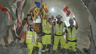 Récord mundial hecho en Europa: el túnel ferroviario más largo del mundo se construye bajo los Alpes