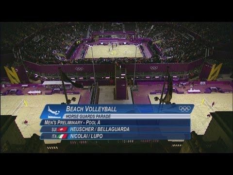 Men's Beach Volleyball Preliminary Round - SUI v ITA | London 2012 Olympics