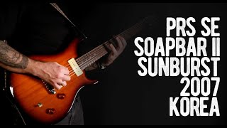 Video thumbnail for PRS SE Soapbar II Tobaco Sunburst 2007 Korea by Loud Lemon Demo