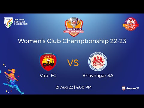 GSFA Women's League | Vapi FC VS Bhavnagar FA- Match 12 | LIVE