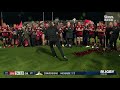 Razor breakdancing after the Crusaders win