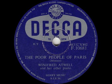 Winifred Atwell - The Poor People Of Paris
