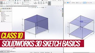 Download the video "SOLIDWORKS 3D Sketch Basics | Solidworks Tutorials"