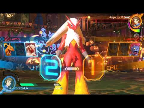 Mi gameplay pokken tournament Decidueye, CHarizard y Blaziken p3