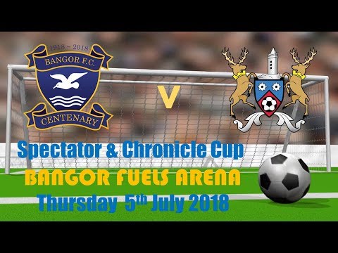 Bangor FC v  Ards FC. Spectator & Chronicle Cup