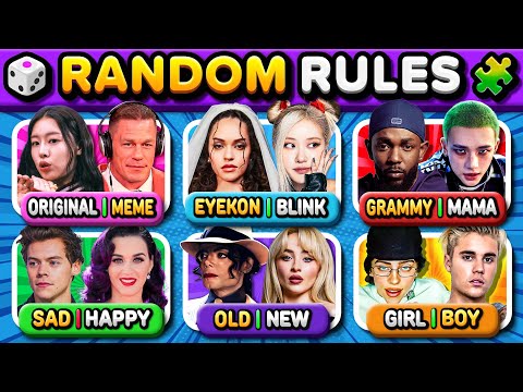 Save One, Drop One: Random Rule🔥POP vs KPOP, ORIGINAL vs MEME , GIRL vs BOY | Music Quiz