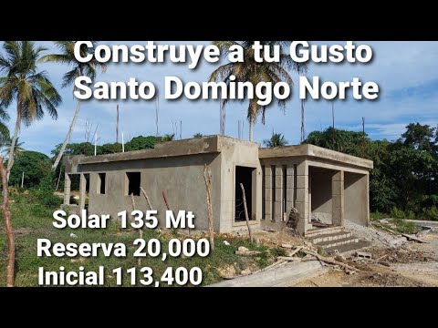 EJEMPLO DE CONSTRUCCIÓN DE UNA CASA EN UN Solar DE 135 METROS