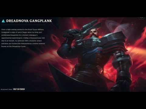DREADNOVA GANGPLANK SKIN SPOTLIGHT BLUE CHROMA-07-15-2024