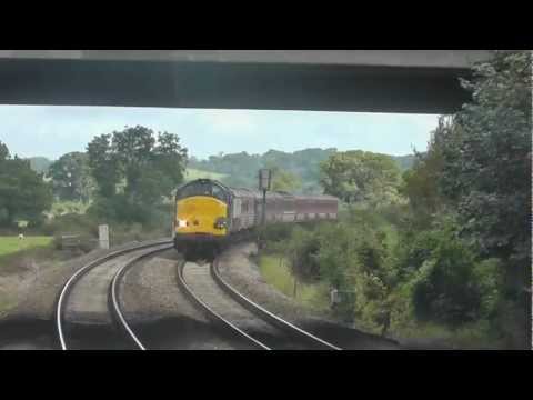 37612/37259 on The Dartmouth Flyer railtour passing Tiverton Parkway 31st August 2012