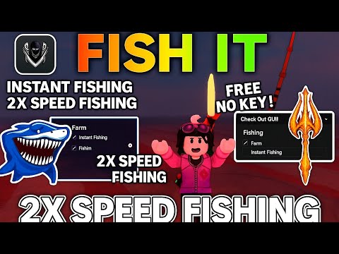 SCRIPT ROBLOX FISH IT 2X SPEED CATCH TERBARU 2025 - AUTO FARM - AUTO QUEST | NO KEY SCRIPT PASTEBIN