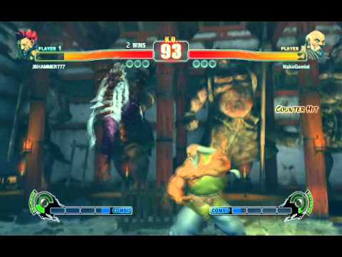 SF4 JBHAMMER777 Vs Nake Gemini Top World Rank Match top 60 WOrld