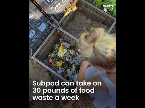 Subpod compost system and worm farm feature and review by Waste-Ed
