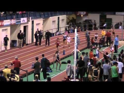 2014 NJ Bergen County Relays Armory Girls 4x1 mile Northern Highlands