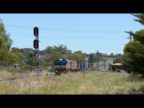 SCT 7922V Dooen Container Train With CSR007 + CLF2 + C501 (9/2/2021) - PoathTV Railways In Australia