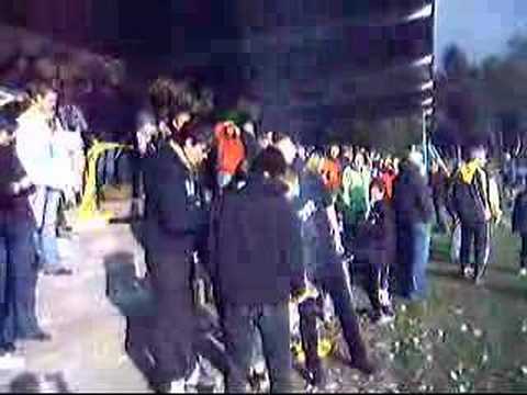 Pyrotechnics and party time at Sporting Lokeren!