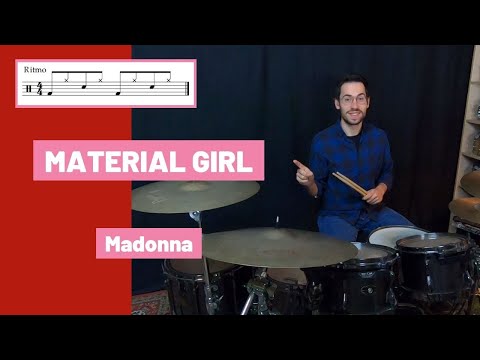 🥁MATERIAL GIRL – Madonna (DRUM COVER) BATERÍA