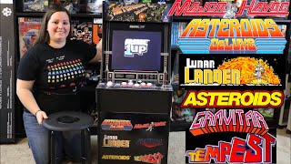 Arcade1Up Asteroids Deluxe Atari 6 in 1 Arcade Machine!
