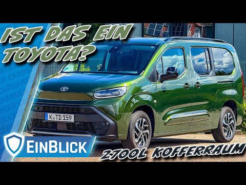 1. WAHL für FAMILIEN?! Toyota Proace City Verso - praktischer Begleiter im Alltag?
