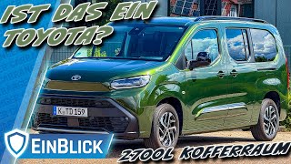 1. WAHL für FAMILIEN?! Toyota Proace City Verso - praktischer Begleiter im Alltag?