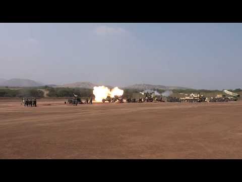 Group Firing of Indian Army Artillery Systems- #ExTopchi #Shorts