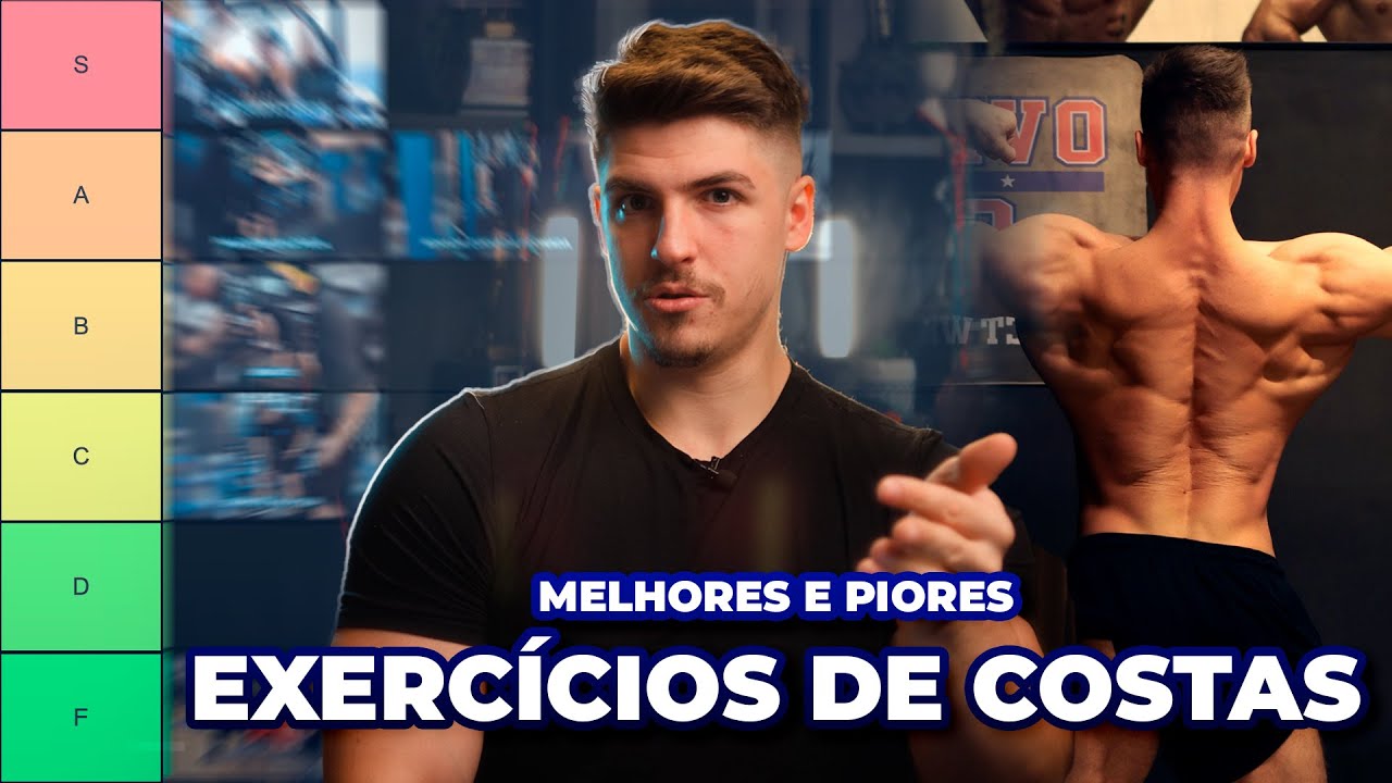 TIER LIST DE COSTAS para NATURAIS🌱 - Explicando CADA EXERCÍCIO! 🔥