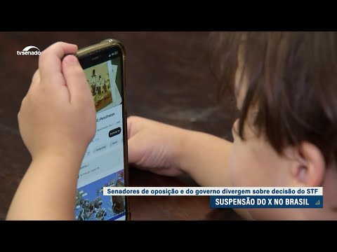 Supensão do X divide senadores