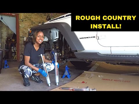 Time To Upgrade The Jeep Wrangler Shocks! Rough Country Premium N3