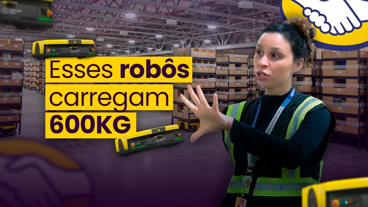 Conhecendo os ROBÔS do MERCADO LIVRE! - FULL