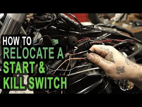 How To Relocate A Start & Kill Switch On Your Honda Shadow Build