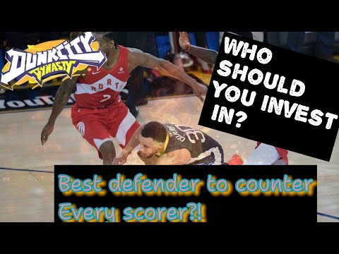 THE BEST DEFENDER TO COUNTER EVERY SCORER (Which defender counters every scorer?) Dunk City Dynasty
