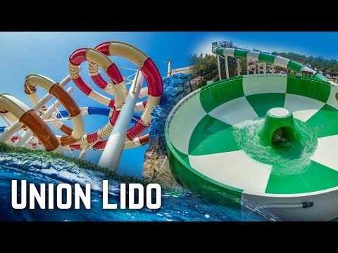 ALL WATER SLIDES | Aqua Park Laguna at Union Lido, Italy