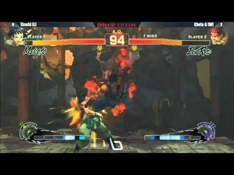 NLBC Grand Finals - Chris G (Evil Ryu) vs Tinshi (Makoto) - Super Street Fighter 4 AE2012