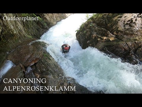 Canyoning Alpenrosenklamm mit Outdoorplanet in Tirol Österreich - Canyoning pur im Ötztal bei Imst!