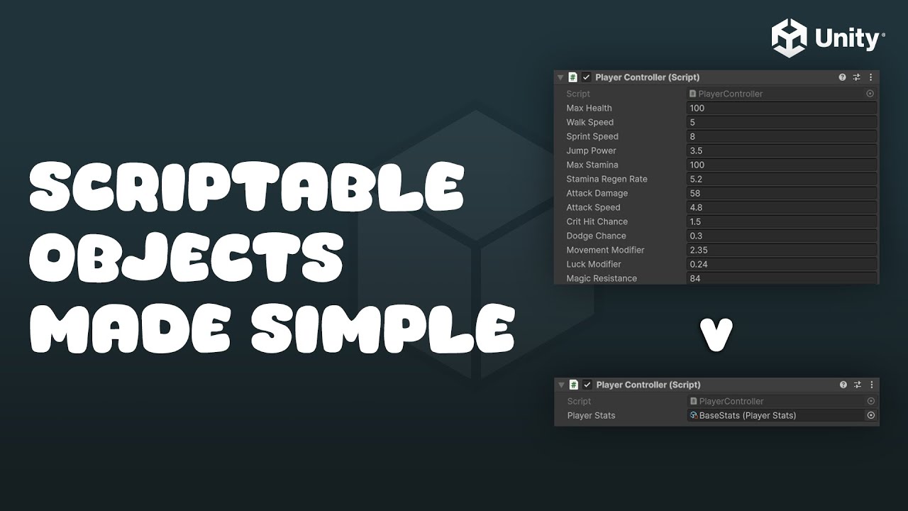 ScriptableObjects in Unity Made Simple | Bite-Sized Tutorials