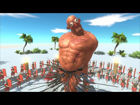 100X Romanus vs every units with spear - Animal Revolt Battle Simulator