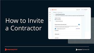How to invite a contractor
