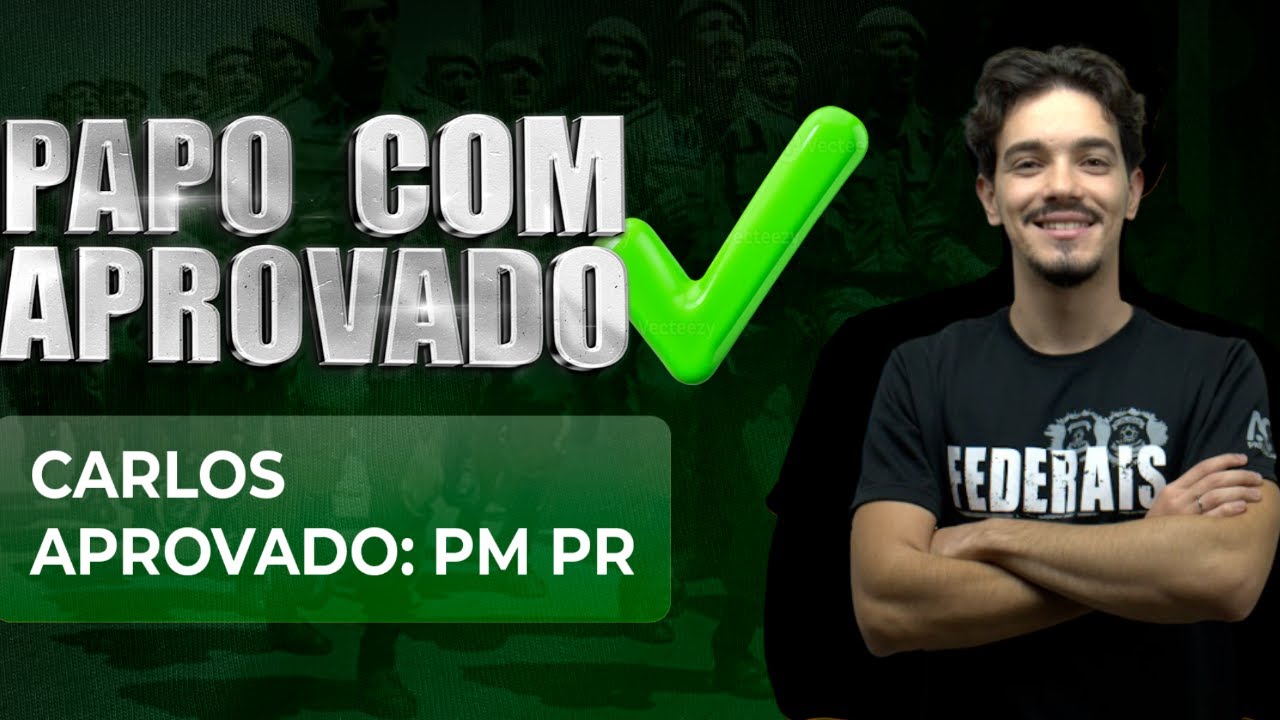 Bate-papo de Aprovado: Como Carlos "Leandrinho" passou na PM PR conversa com Julian