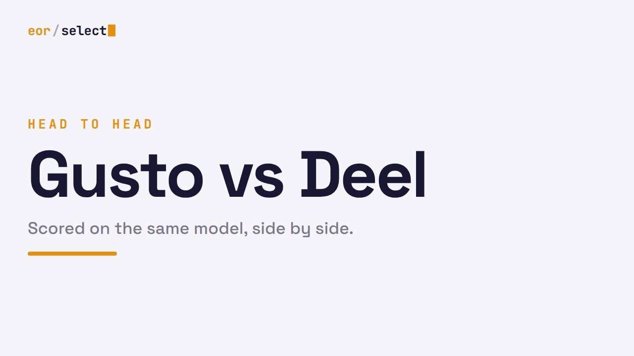 Deel vs Gusto, compared on video