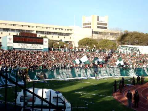 "grito del alegria" Barra: Los Panzers &bull; Club: Santiago Wanderers