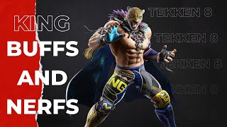 Tekken 8:  king - all changes buffs and nerfs