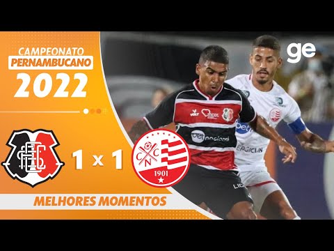 Gols e lances de Santa Cruz x Náutico