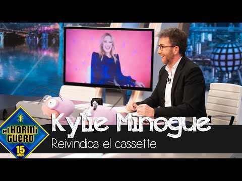 Kylie Minogue sorprende a sus fans reivindicando el cassette - El Hormiguero